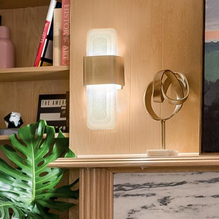 Kichler - Applique a LED SERENE LED/16W/230V ottone