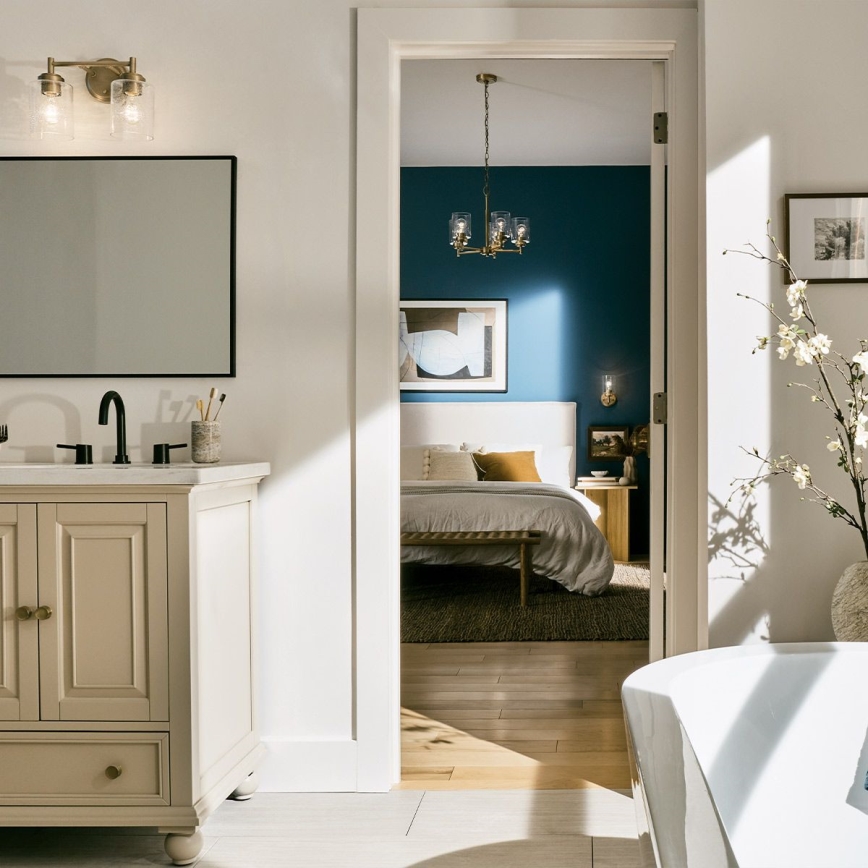 Kichler - Applique WINSLOW 2xE27/60W/230V ottone