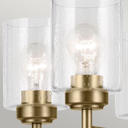 Kichler - Lampadario a sospensione con catena WINSLOW 5xE27/60W/230V diametro 50,2 cm ottone