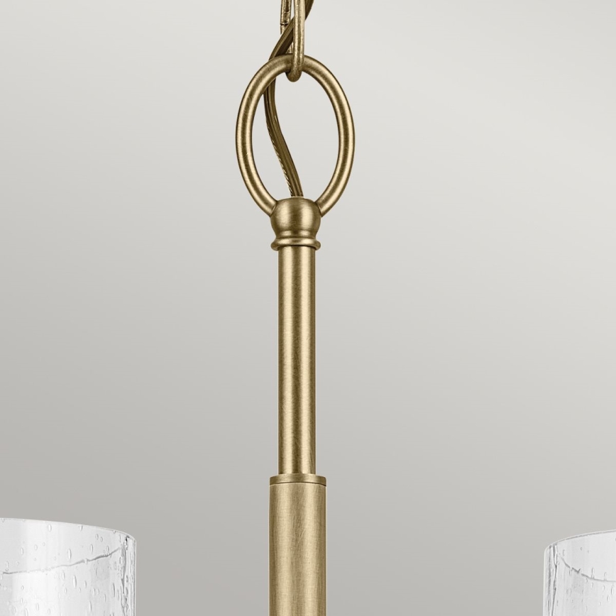 Kichler - Lampadario a sospensione con catena WINSLOW 5xE27/60W/230V diametro 50,2 cm ottone