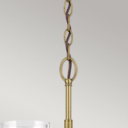 Kichler - Lampadario a sospensione con catena WINSLOW 6xE27/60W/230V diametro 66 cm ottone