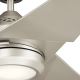 Kichler - Ventilatore da soffitto dimmerabile a LED JADE LED/18W/230V argento + telecomando