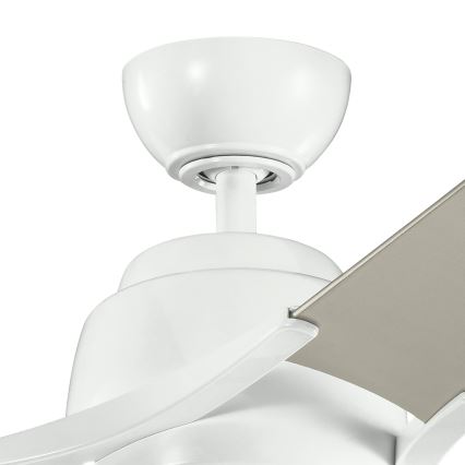 Kichler - Ventilatore da soffitto dimmerabile a LED ZEUS LED/10W/230V + telecomando