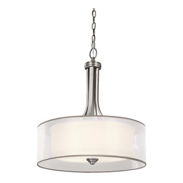 Kichler - Lampadario a catena LACEY 4xE27/60W/230V cromo satinato