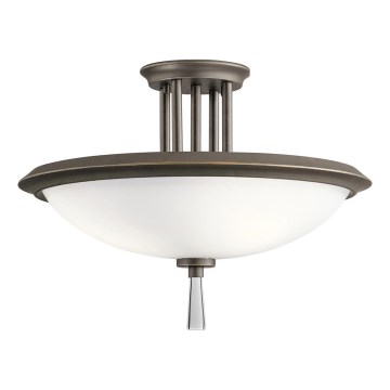Kichler - Lampadario a plafone DREYFUS 3xE27/60W/230V bronzo