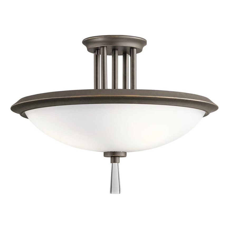 Kichler - Lampadario a plafone DREYFUS 3xE27/60W/230V bronzo