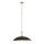 Kichler - Lampadario a sospensione con catena DELAROSA 1xE27/60W/230V nero/ottone