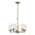 Kichler - Lampadario a sospensione con catena WINSLOW 5xE27/60W/230V diametro 50,2 cm ottone
