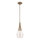 Kichler - Lampadario a sospensione con supporto rigido DEELA 1xE27/60W/230V diametro 17,8 cm ottone