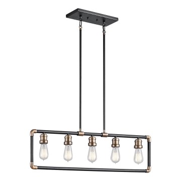 Kichler - Lampadario a sospensione con supporto rigido IMAHN 5xE27/60W/230V