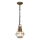 Kichler - Lampadario da esterno a catena BRIDGE POINT 1xE27/60W/230V IP44 bronzato