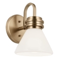 Kichler - LED Applique da bagno FARUM 1xG9/3W/230V IP44 ottone
