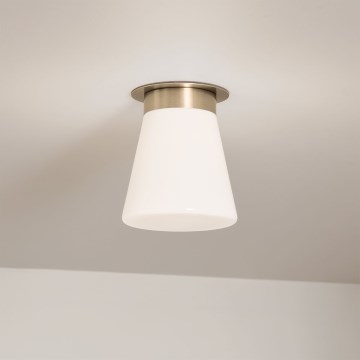 Kichler - Plafoniera ALBERS 1xE27/40W/230V Ø 21,6 cm bronzo