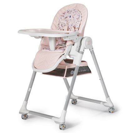 KIDERKRAFT - Sedia da pranzo per bambini 2in1 LASTREE rosa/bianco