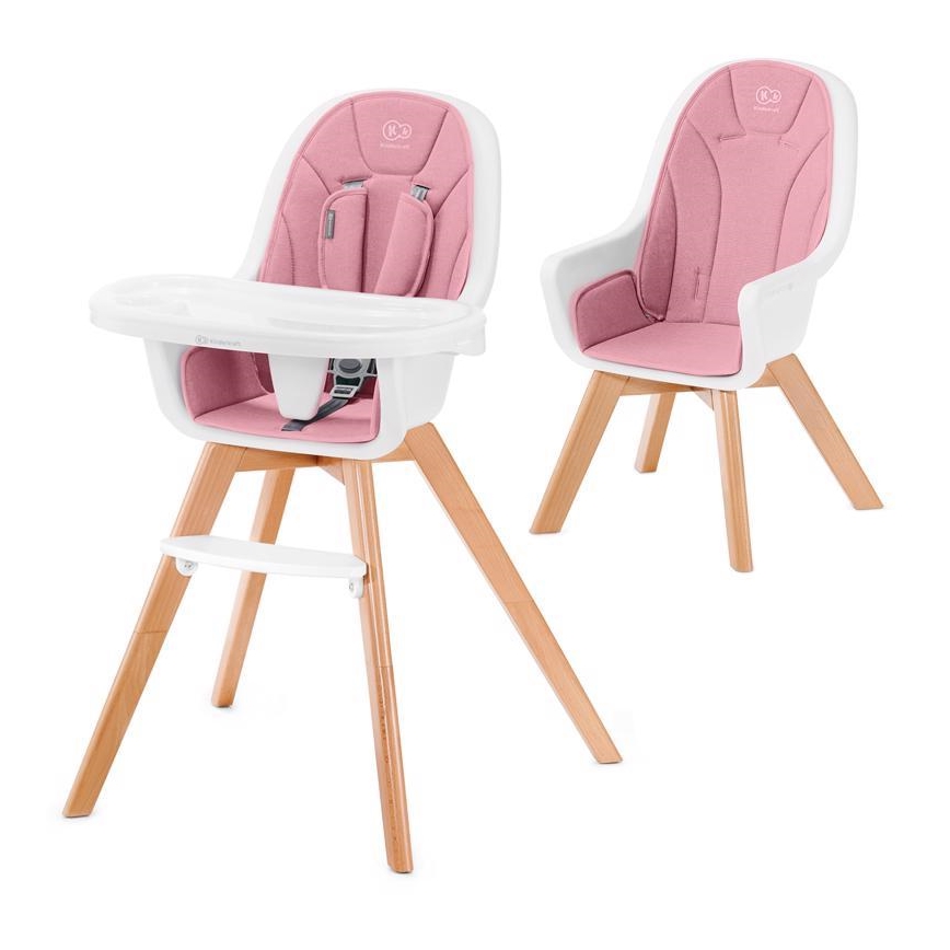KIDERKRAFT - Sedia da pranzo per bambini 2in1 TIXI rosa