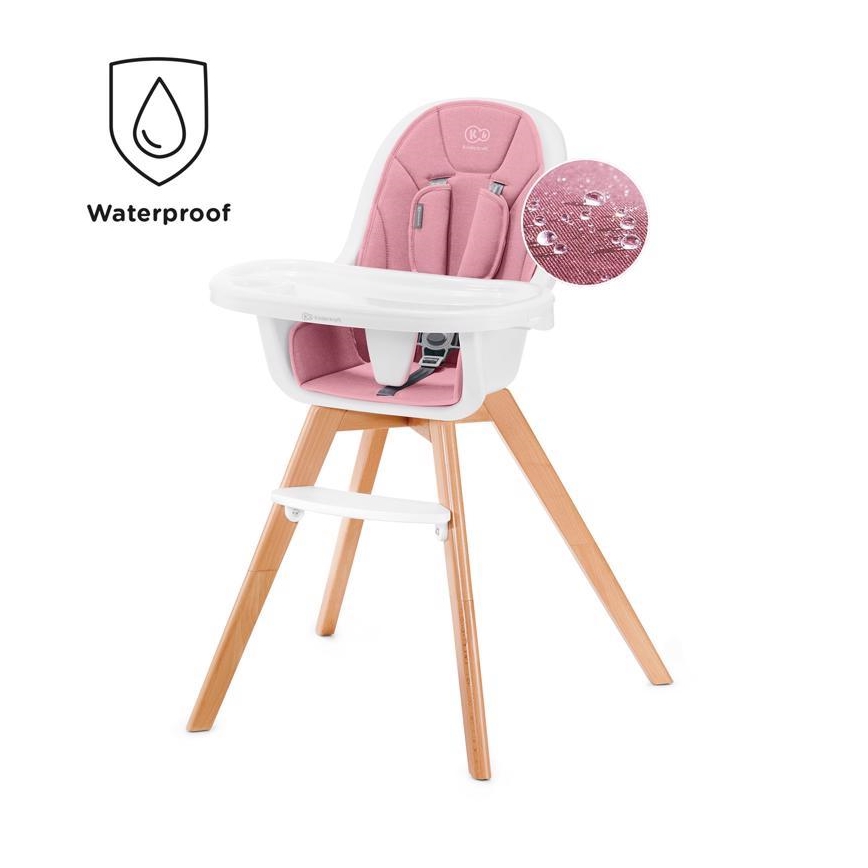 KIDERKRAFT - Sedia da pranzo per bambini 2in1 TIXI rosa