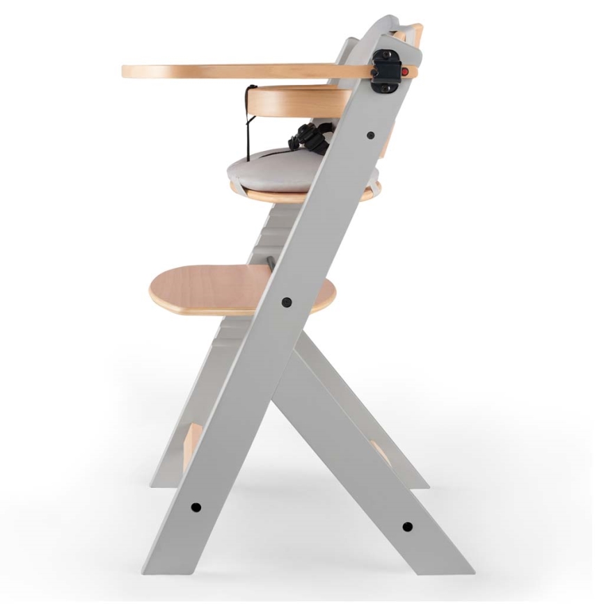 KIDERKRAFT - Sedia da pranzo per bambini con rivestimento ENOCK grigio