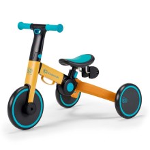 KIDERKRAFT - Triciclo per bambini 3v1 4TRIKE giallo/turchese