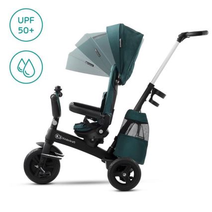 KIDERKRAFT - Triciclo per bambini 5v1 EASYTWIST verde/nero