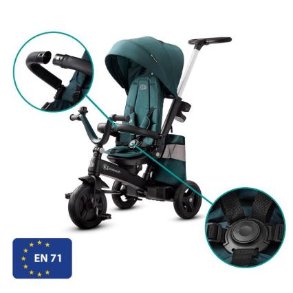 KIDERKRAFT - Triciclo per bambini 5v1 EASYTWIST verde/nero