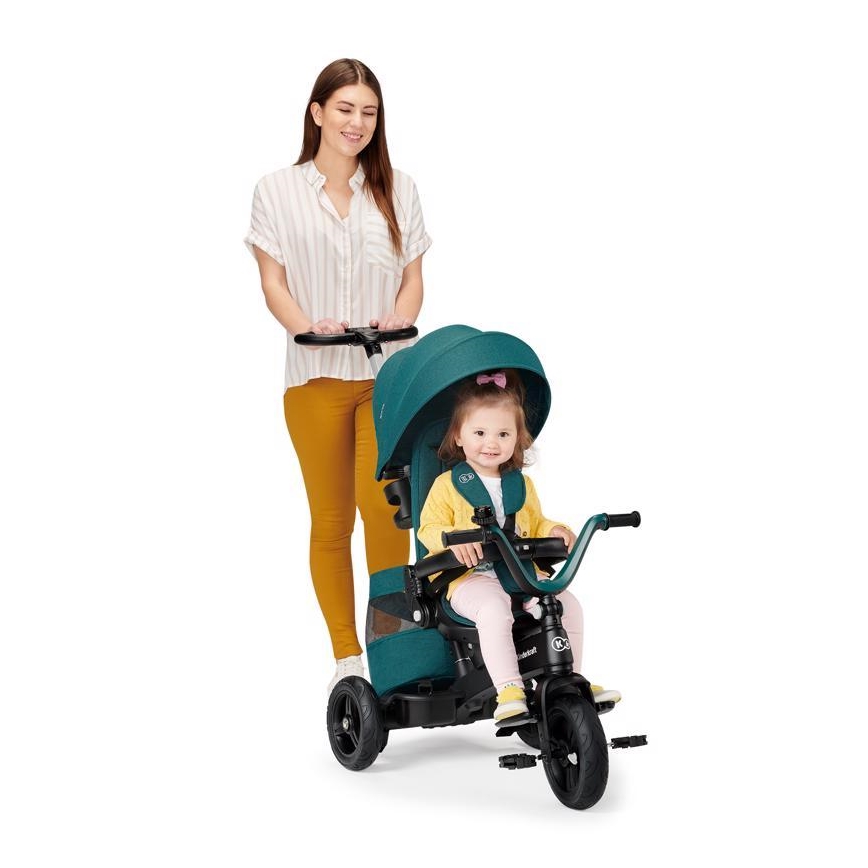 KIDERKRAFT - Triciclo per bambini 5v1 EASYTWIST verde/nero
