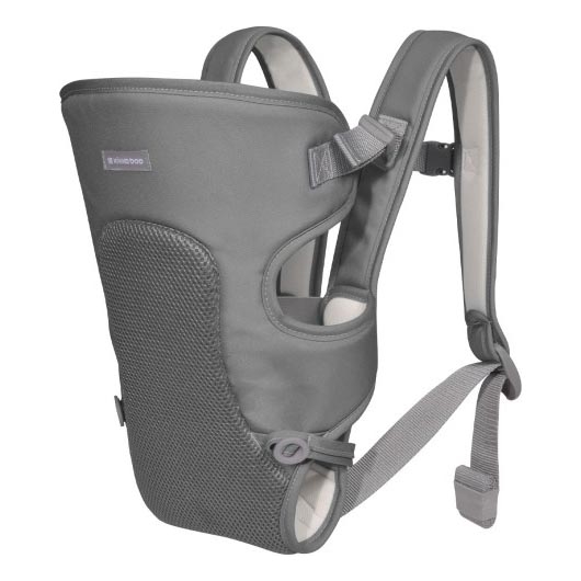 KikkaBoo - Marsupio per bambini MYRA MESH grigio