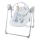 KINDERKRAFT - Altalena per bambini con melodia SWINGEE grigio 4xAAA/230V