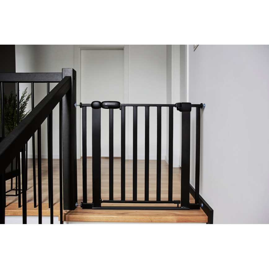KINDERKRAFT - Barriera di sicurezza LOCK&GO 75-103 cm nero