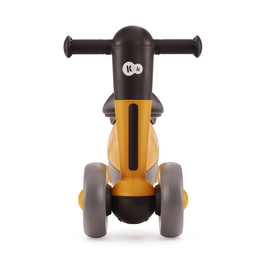 KINDERKRAFT - Bici a spinta MINIBI Premium arancione/grigio