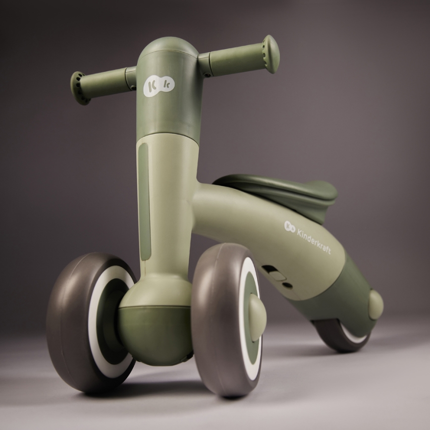 KINDERKRAFT - Bici a spinta MINIBI Premium verde