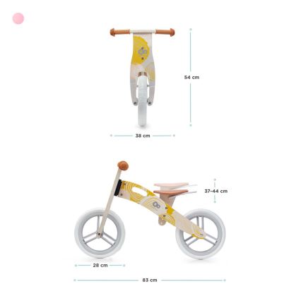KINDERKRAFT - Bici a spinta RUNNER arancio