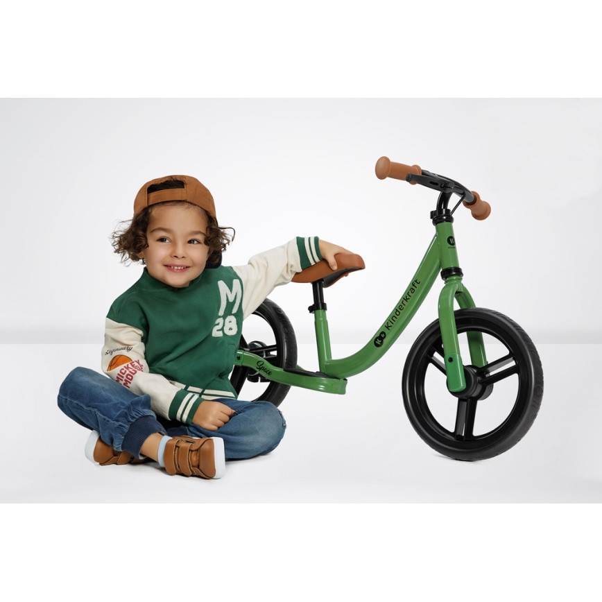 KINDERKRAFT - Bici a spinta SPACE verde