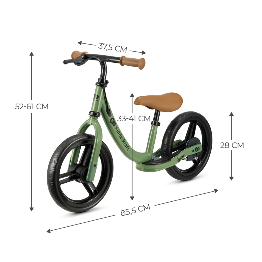 KINDERKRAFT - Bici a spinta SPACE verde