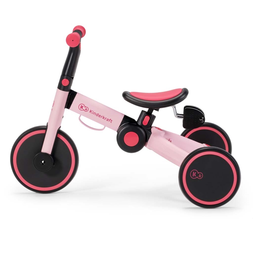 KINDERKRAFT - Bicicletta senza pedali 3 in 1 4TRIKE rosa