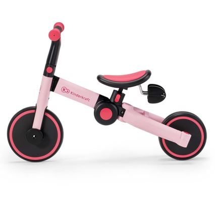 KINDERKRAFT - Bicicletta senza pedali 3 in 1 4TRIKE rosa