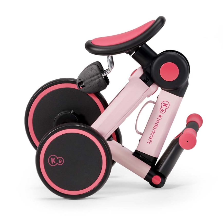 KINDERKRAFT - Bicicletta senza pedali 3 in 1 4TRIKE rosa