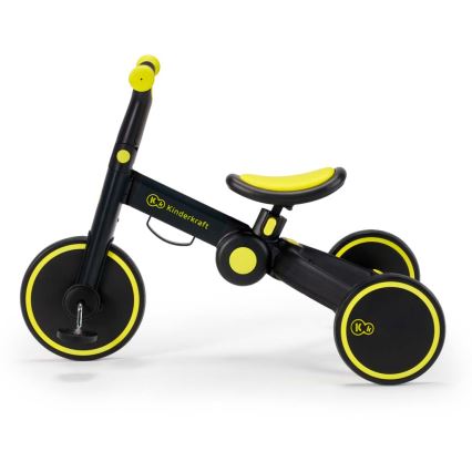 KINDERKRAFT - Bicicletta a spinta per bambini 3in1 4TRIKE giallo/nero