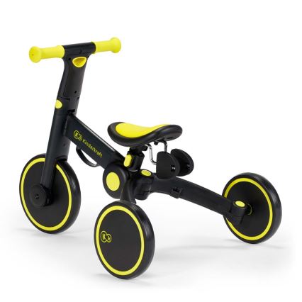 KINDERKRAFT - Bicicletta a spinta per bambini 3in1 4TRIKE giallo/nero