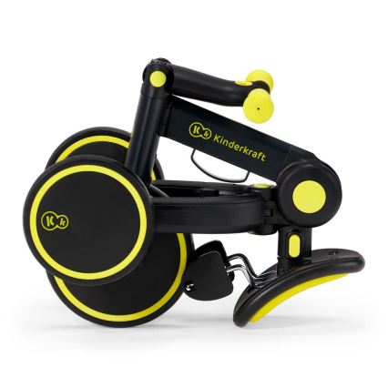 KINDERKRAFT - Bicicletta a spinta per bambini 3in1 4TRIKE giallo/nero