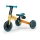 KINDERKRAFT - Bicicletta a spinta per bambini 3in1 4TRIKE giallo/turchese