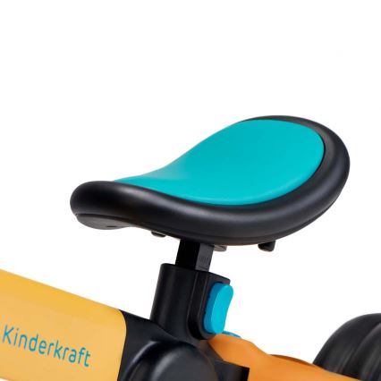 KINDERKRAFT - Bicicletta a spinta per bambini 3in1 4TRIKE giallo/turchese