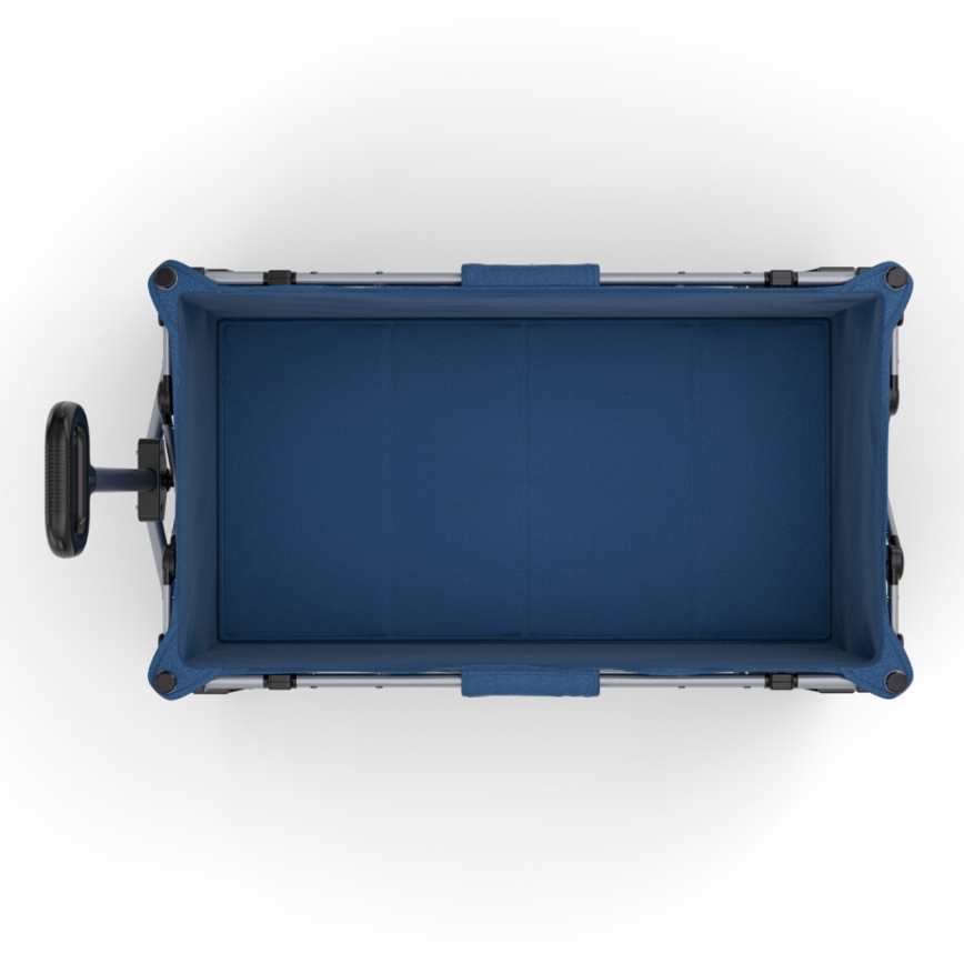 KINDERKRAFT - Carrello da trasporto pieghevole WAGON ROLLSTER blu