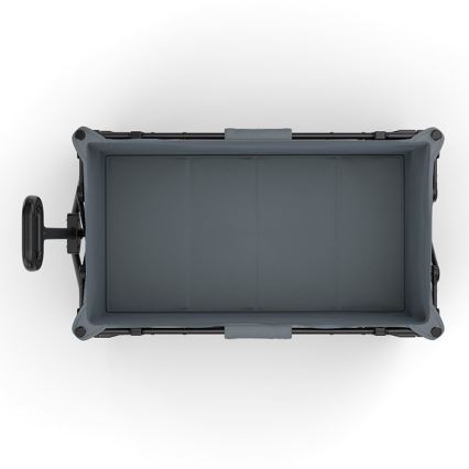 KINDERKRAFT - Carrello da trasporto pieghevole WAGON ROLLSTER grigio