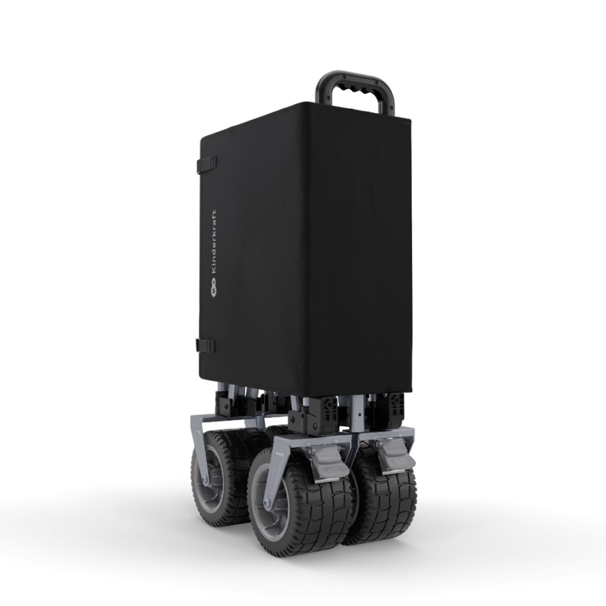 KINDERKRAFT - Carrello pieghevole WAGON ROLLSTER nero