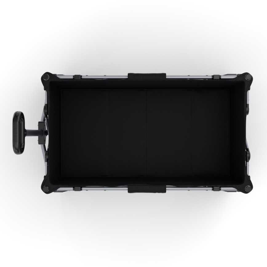 KINDERKRAFT - Carrello pieghevole WAGON ROLLSTER nero