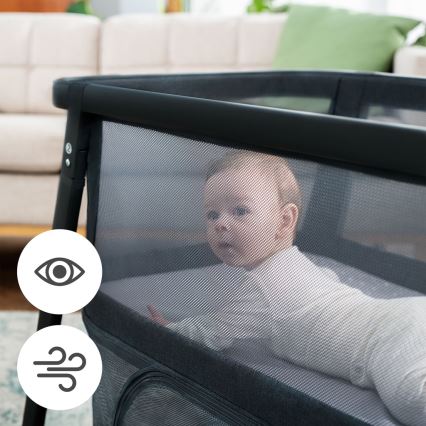 KINDERKRAFT - Culla da viaggio 4in1 SOFI PLUS grigio scuro