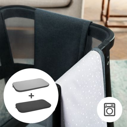 KINDERKRAFT - Culla da viaggio 4in1 SOFI PLUS grigio scuro