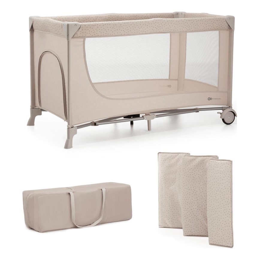 KINDERKRAFT - Culla da viaggio JOY 2 beige