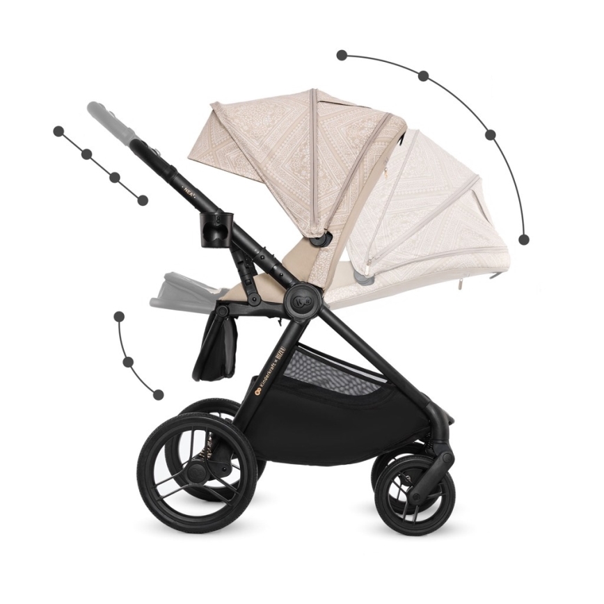 KINDERKRAFT - Passeggino combinato 2 in 1 NEA 2 Dune Whisper Bizuu