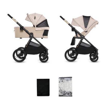 KINDERKRAFT - Passeggino combinato 2 in 1 NEA 2 Dune Whisper Bizuu